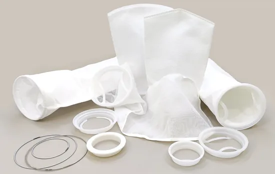Round Water Filter Bag 5um-20um for Industrial Chemical Filtration PP PE Mesh Sock Filter Bag